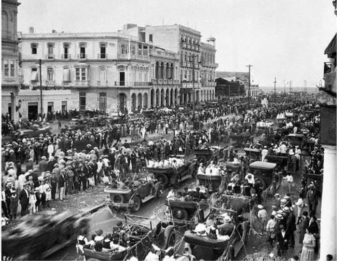 El Paseo del Prado a la Habana