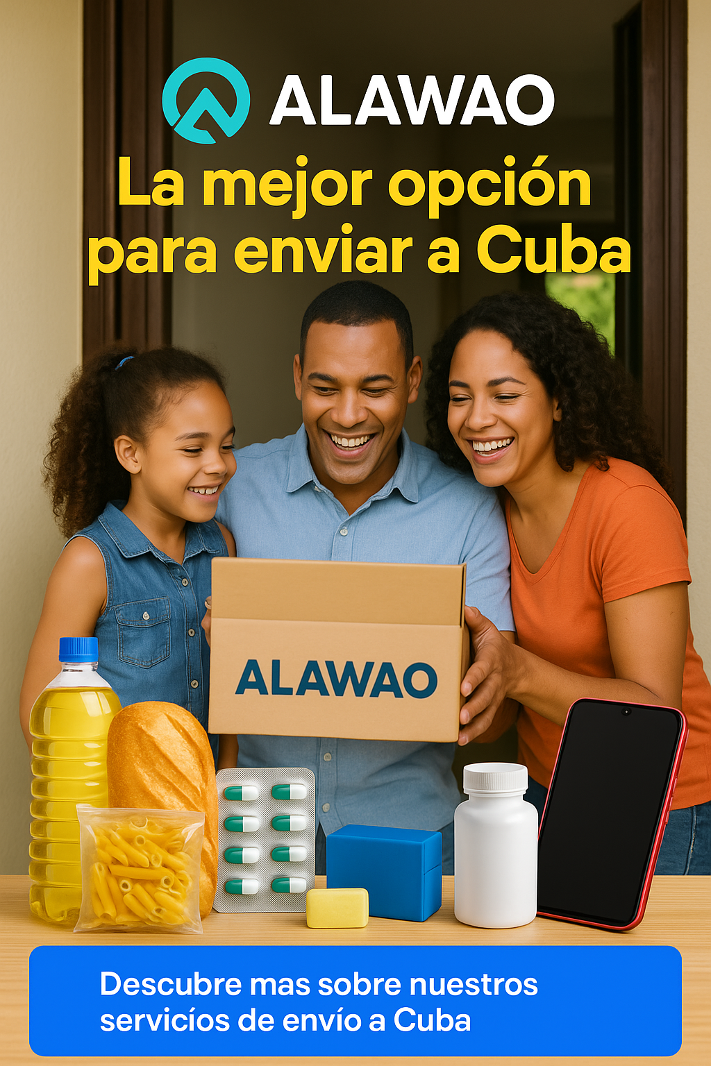 Enviar productos y servicios a Cuba
